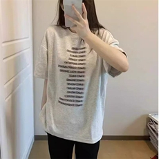 欧美高街重磅T恤男款夏季美式潮牌痞帅炸街短袖宽松五分半袖，男装T恤，星座506A