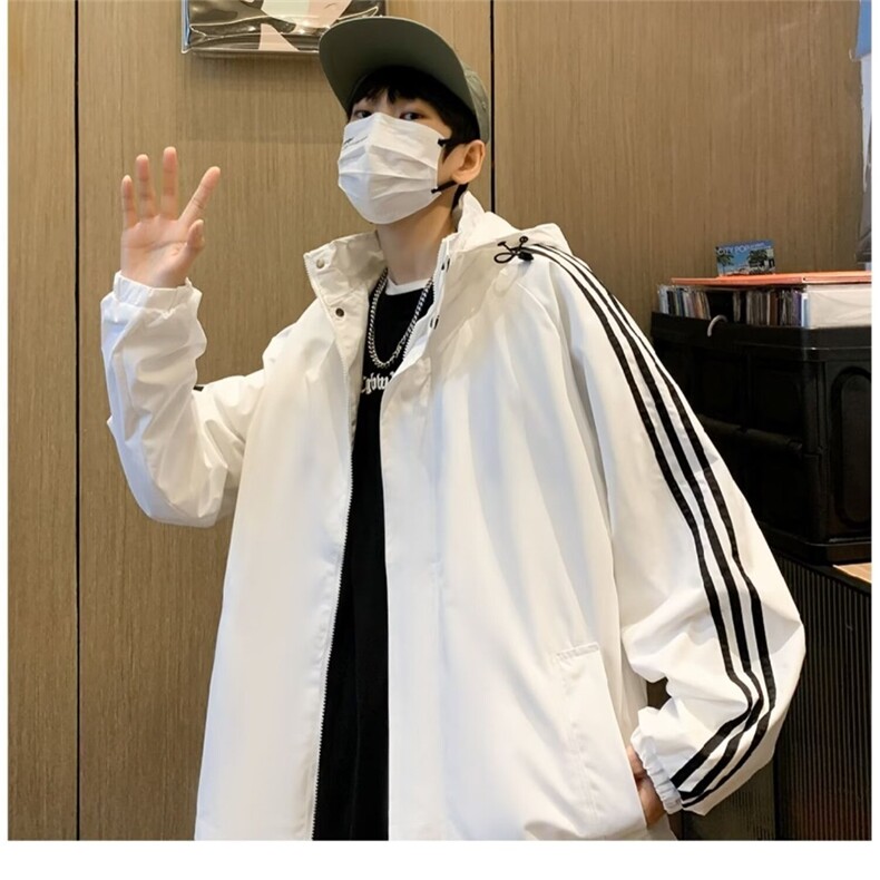 防晒衣服男士夏季2025新款青少年休闲春秋装外套男生冲锋夹克,男装防晒衣,星座506A