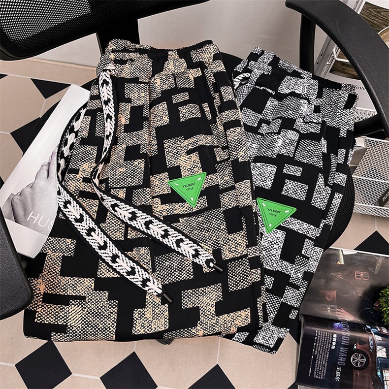 1冰丝衬衫男一套装九分裤男潮流搭配七分袖POLO衫男TZ7732P75控89,男装衬衫,星座226-2