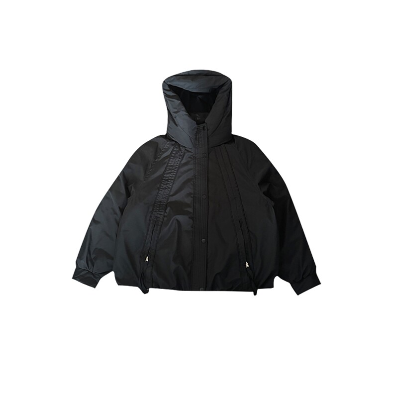 B19/P138控178冬季男士防风棉服加厚外套连帽设计感工装棉衣黑首1,男装棉衣,星座305B