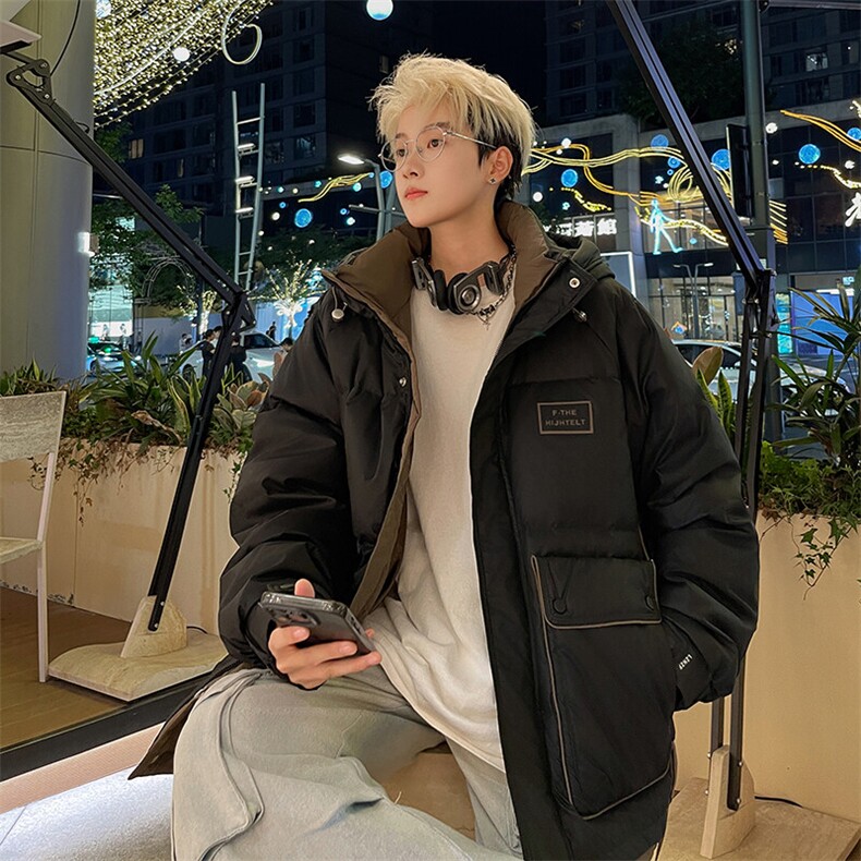 冬季新款新标潮牌白鸭绒外套羽绒服男女同款，男装羽绒服，星座1206（原A206）