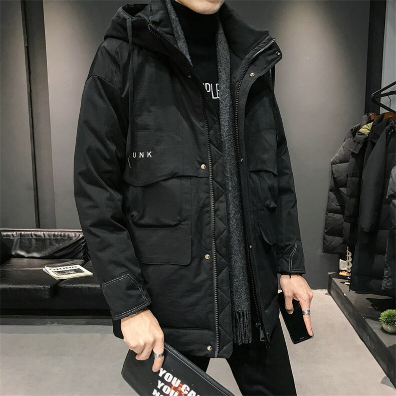 冬季保暖中长款棉衣男加厚棉服外套棉袄DS619T,男装棉衣,电商A102