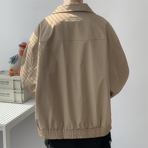 现货秋款男夹克短款工装韩版休闲拉链外套JK27 P55图片