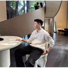 网图慎用海鸥领D1201降P75老钱风男士麻花毛衣针织衫，男装针织衫/毛衣，电商B216（原B302）