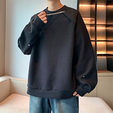 秋冬卫衣男潮流圆领卫衣时尚休闲卫衣WY736-P35，男装卫衣，星座210-1