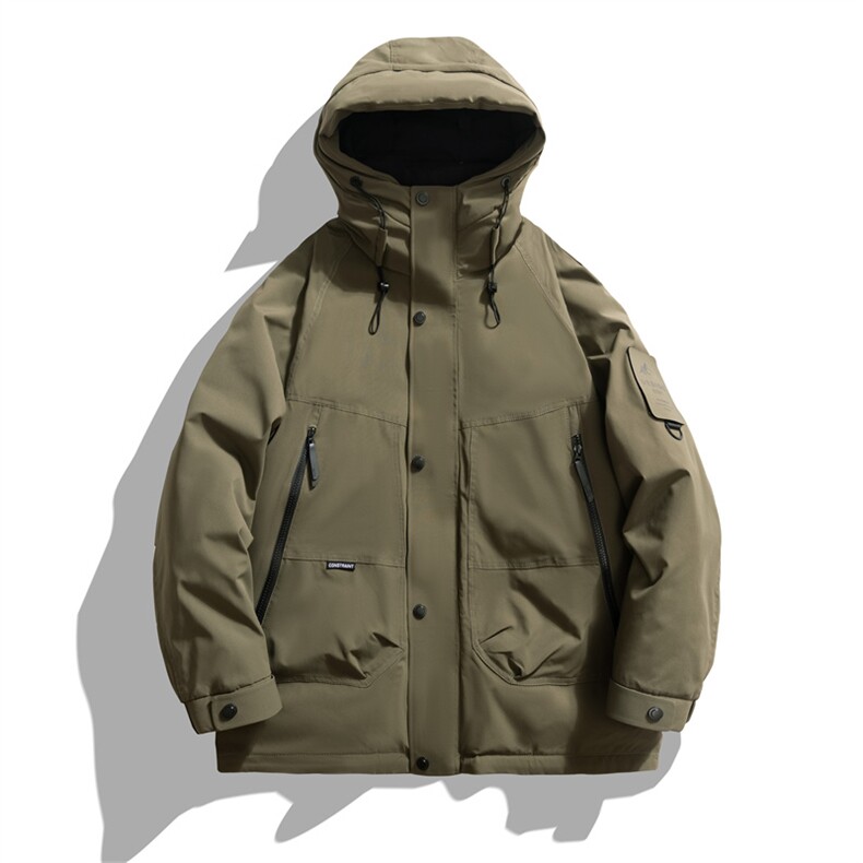 新款情侣款休闲户外90绒户外羽绒服控价279-613B-8016-P210,男装羽绒服,星座613B