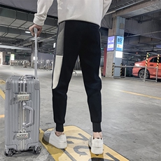 社会精神小伙加绒卫裤休闲裤运动束脚裤DS-B249-KK90-P58-加绒P68，男装休闲裤，星座215（原电商B249）