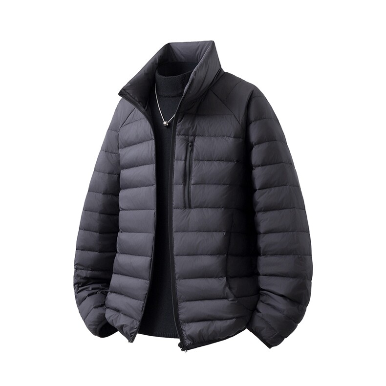 有90绒报告 可二开轻便M-5XL大码白鸭羽绒服男78188P238控328图片