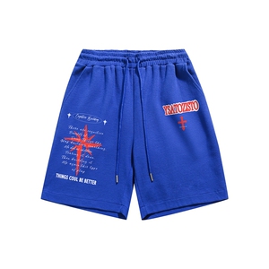 白底23新款夏季印花时尚百搭休闲潮流五分裤短裤A89P35控58图片