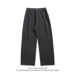 休闲三丝斜西裤裤子宽松大码男垂感直筒裤K8555-P35【特价】图片