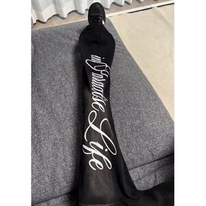 复古蓝字母印花微喇牛仔裤男春秋高街裤子直筒修身阔腿裤 NS6078，男装牛仔裤，星座1116A（原606A-3）