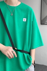 8XL-M重磅！特大码T潮牌上衣男中性华夫格短袖T恤DX304P25控39，男装T恤，电商D206-1