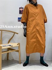 小廓形日系连衣裙，女装连衣裙，25Ann·Studio