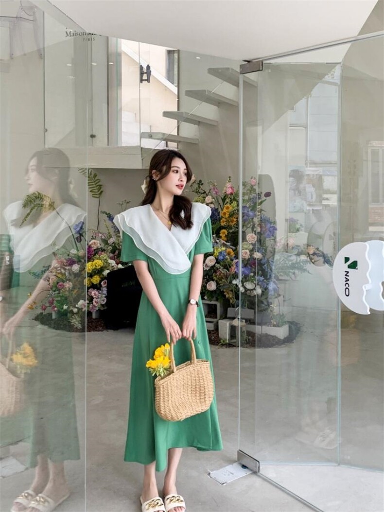 现货，新款连衣裙，女装连衣裙，秋水伊人