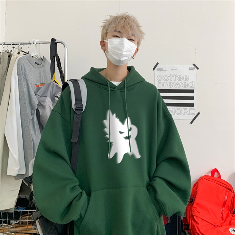 ！连帽圆领卫衣男装港风帽衫男LM170-P35,男装卫衣,电商B367