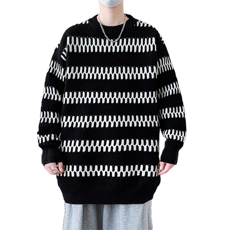 【新品】2025秋冬男士时尚休闲百搭针织毛衣潮流-M5086-P50,男装针织衫/毛衣,星座1105-1
