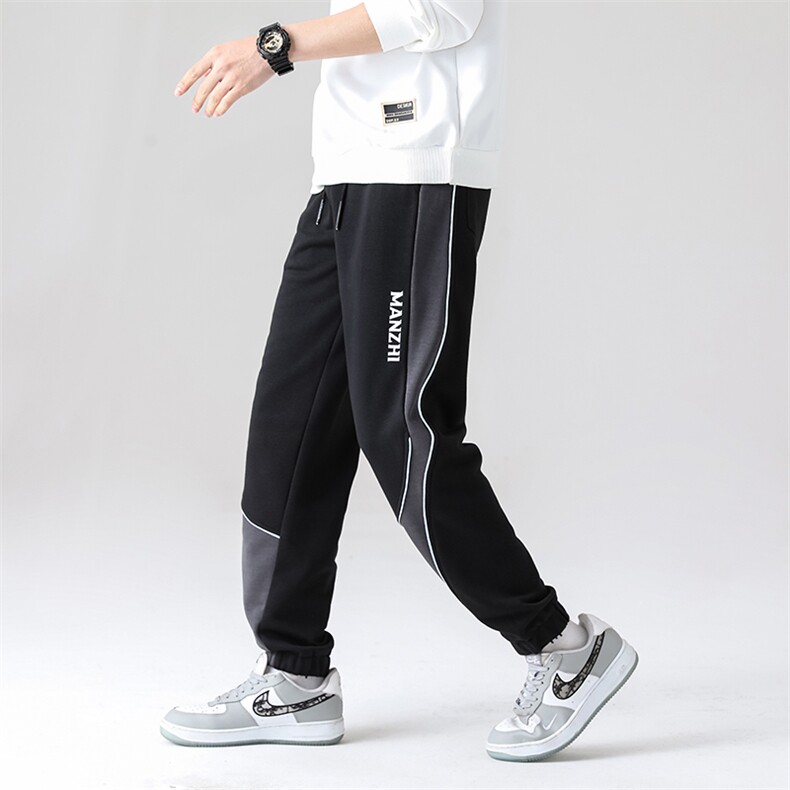 7XL-M休闲运动卫裤男2023春季新款加肥加大码学生长裤休闲裤控79,男装休闲裤,钱塘717(原712)