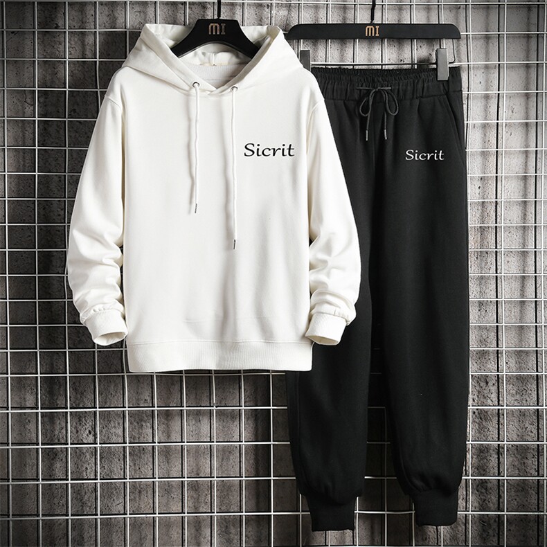 TL8098-P80连帽卫衣套装男运动套装两件套长袖运动服网格挂拍,男装休闲套装,电商A040A