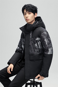 90白鸭绒黑金长款羽绒服2024新加厚男女情侣加厚外套防寒保暖上衣图片