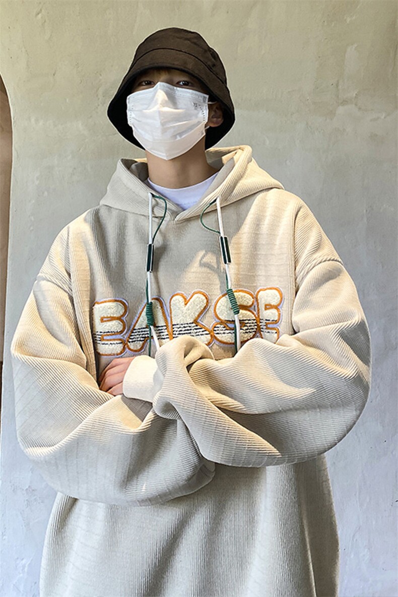 美式复古卫衣男春连帽重磅外套宽松慵懒风春装潮-JK23105-P65控88,男装卫衣,星座605(原A050)