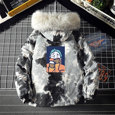 MC49042-P135日系潮衣男大码派克服男工装服外套袄，男装棉衣，电商A040A