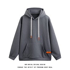 WY209/P60春装新款连帽卫衣男美式潮宽松运动大码ins潮流复古外套，男装卫衣，电商基地A050