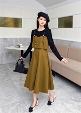 秋季时尚连衣裙，女装连衣裙，亿炫(5F)