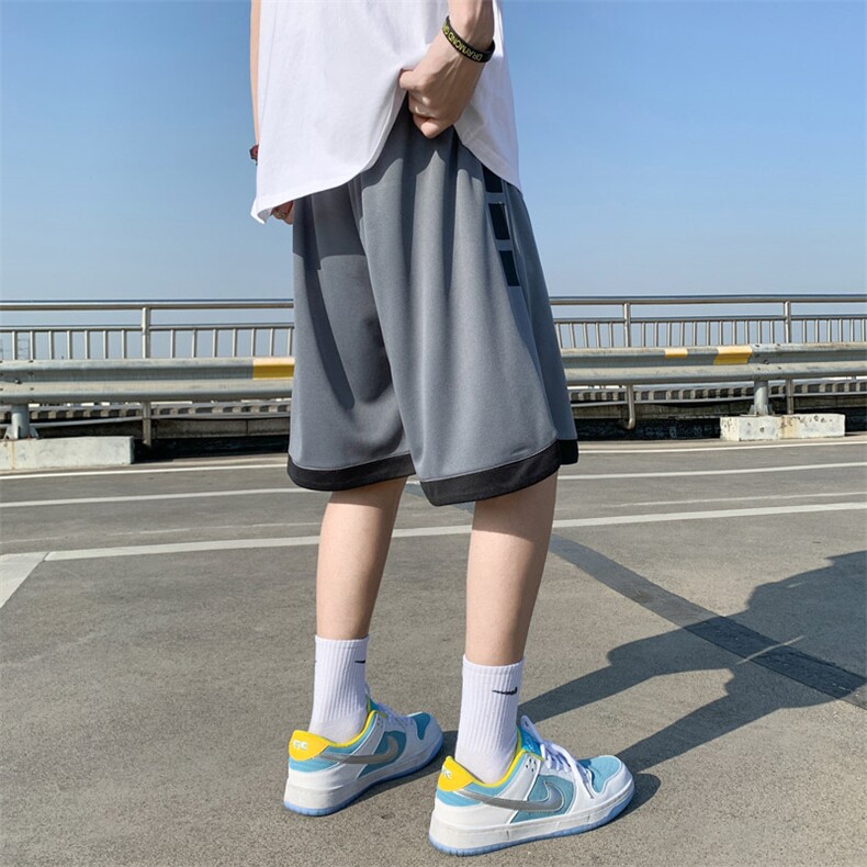 ！2023夏季冰丝男士太空人印花短裤运动中裤DK608P30,男装休闲裤,电商B220
