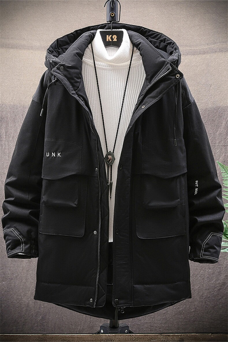 冬季棉袄保暖中长款棉衣男加厚棉服外套潮DS619T,男装棉衣,电商A102
