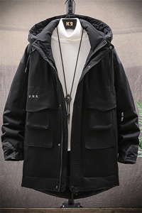 冬季棉袄保暖中长款棉衣男 加厚棉服外套潮DS619T图片