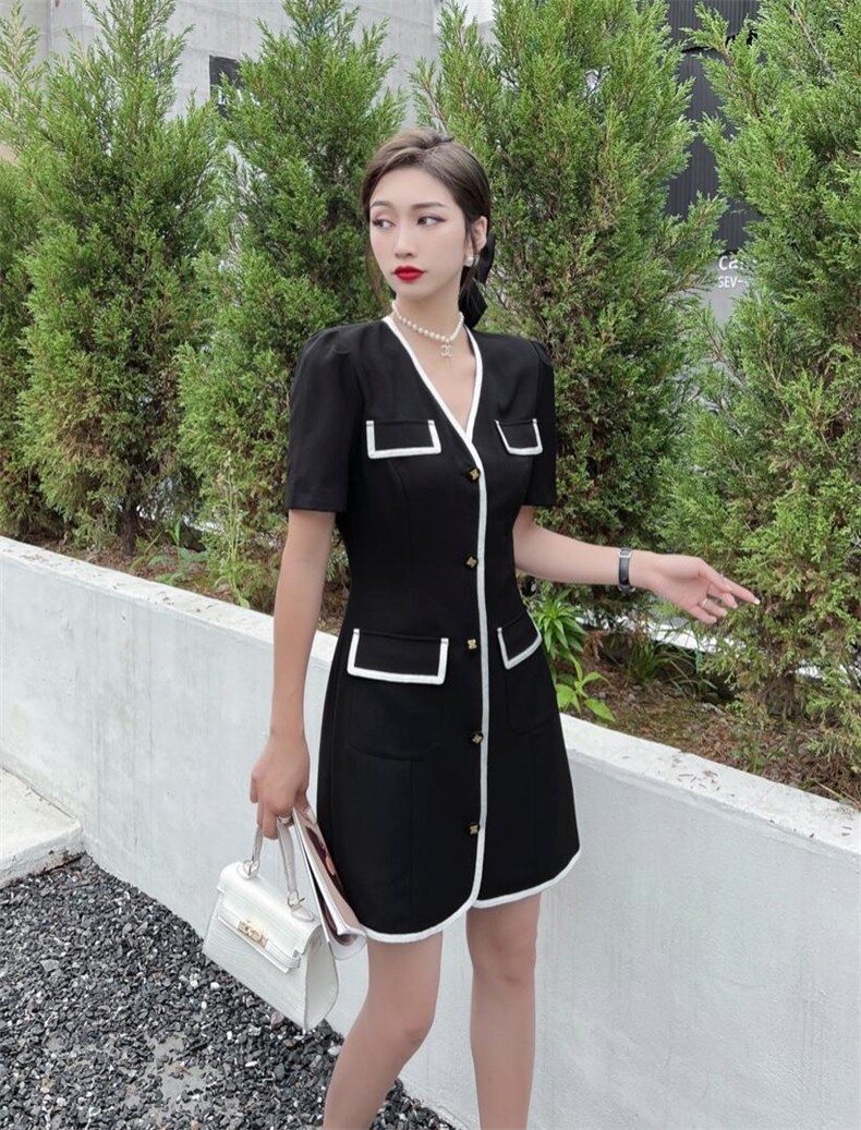 2022年夏装连衣裙，女装连衣裙，贻思茗