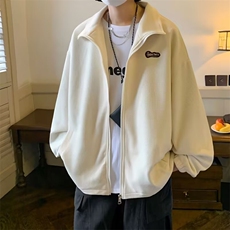 高级感外套男春秋卫衣外套潮牌翻领高街宽松休闲衣服WY416/P40，女装短外套，星座506