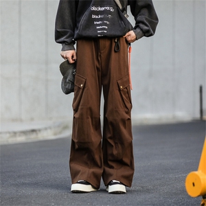 903-WK08- 特P65   S-XXL  工装裤  【咖啡  灰色 黑色】4图片