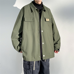 工装夹克男宽松落肩宽松上衣外套JK733-P70