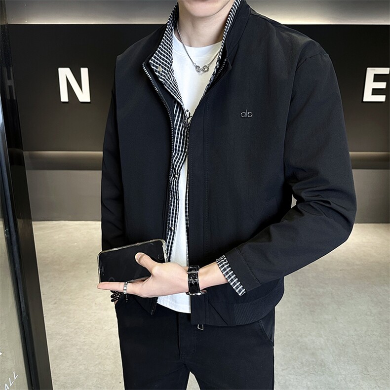 JK892-P852026年春季新款男装时尚夹克ins潮立领工装外套男，男装夹克，星座507A（原星座306B-2）
