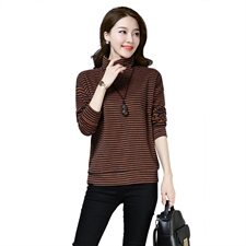 条纹潮流拼接气质时尚休闲长袖2021年秋季卫衣/绒衫，女装卫衣/绒衫，独衣靓