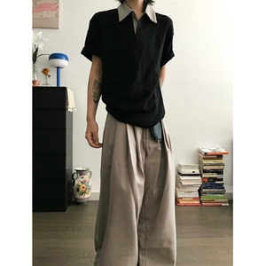 百搭假两件男女拼接装饰搭配假衬衫卫衣加分叠穿领子潮 TR337图片
