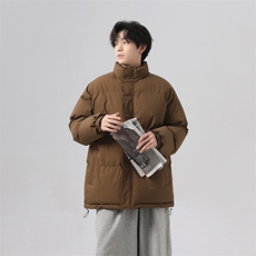 主推！三防面料加绒加厚立领大码棉衣羽绒服男MY1266-特批68，男装羽绒服，星座610B-1