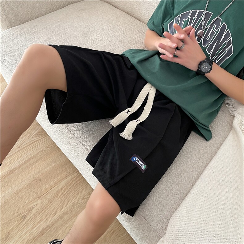 218-1-P28-DD10夏季宽松休闲五分裤图片