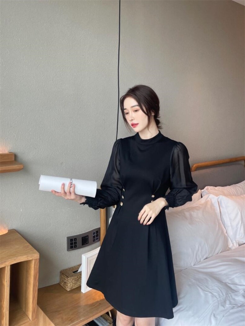 显瘦连衣裙，女装连衣裙，布萱