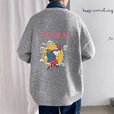 M19012-P45加绒款-P65加厚加绒毛衣男大码毛线衣男针织衫男线衫，男装针织衫/毛衣，电商A040