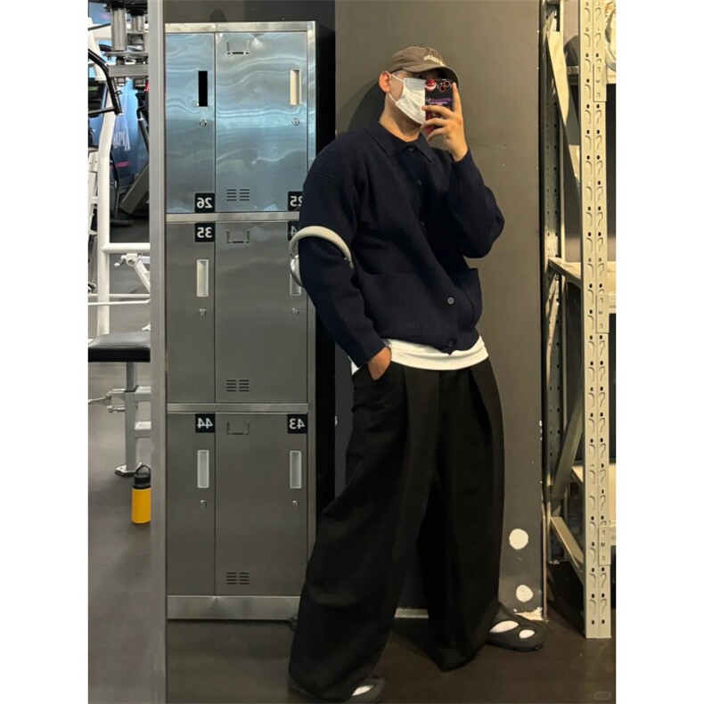 【有货】MY0339ZZ-特73秋冬季加厚针织开衫外套男士慵懒翻领毛衣,男装针织衫/毛衣,星座1007（原301D）