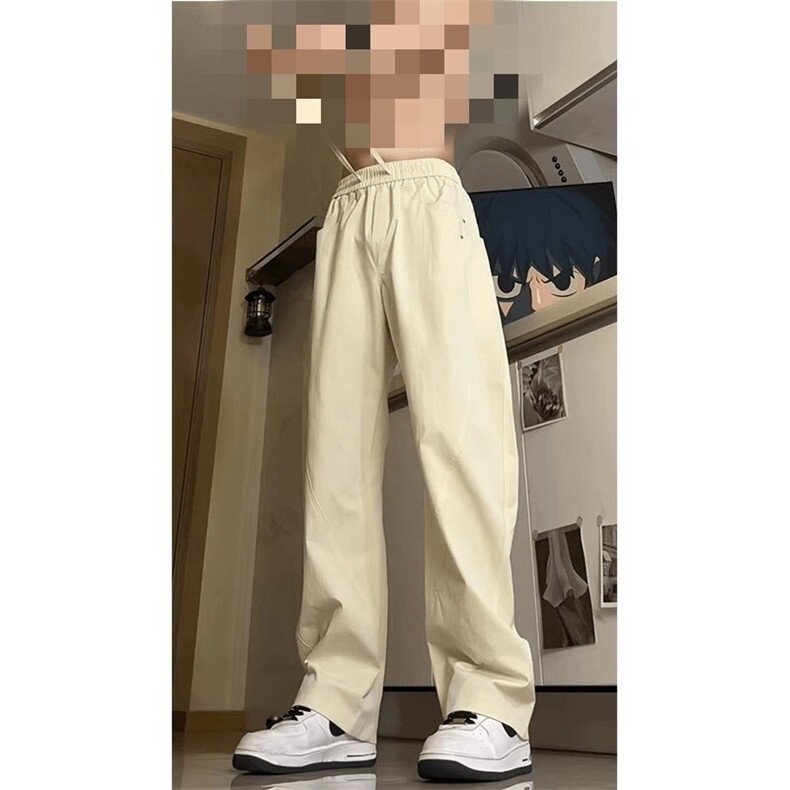 夏季弯刀裤子男夏季户外速干直筒工装伞兵裤cleanfit休闲阔腿裤,男装工装外套,电商B212（原钱塘6029）