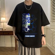 麂皮绒短袖t恤男大码半袖男JD82290-P25，男装T恤，电商A040