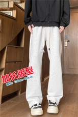 加长高个子微喇裤子男春季潮牌拉链卫裤190cm美式运动裤KZ032P58，男装休闲裤，电商B312