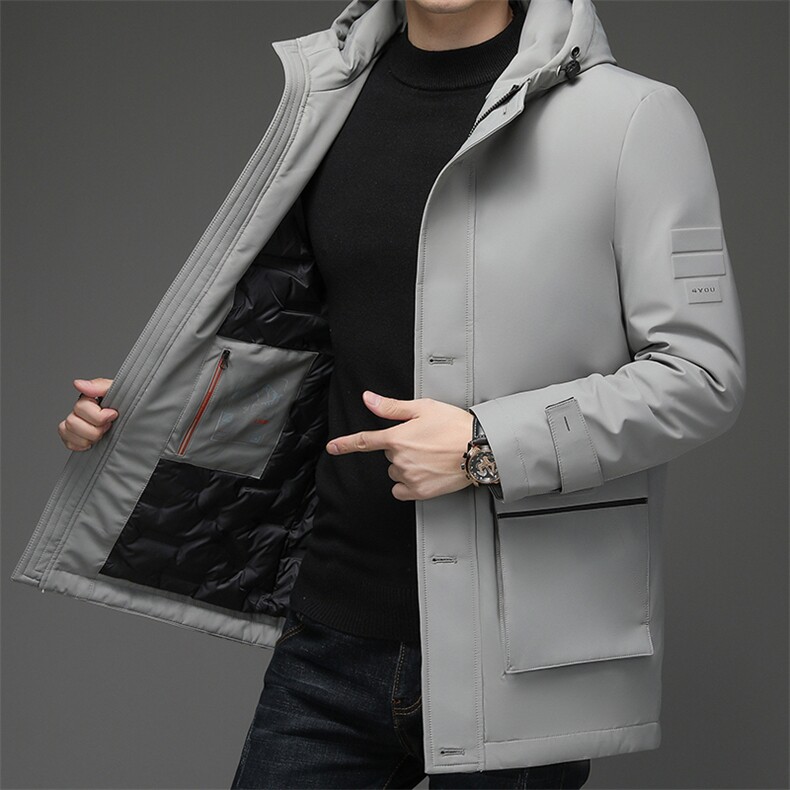 冬季男士新款休闲毛领连帽羽绒服装宽松保暖外套男装QS3587-P255,男装羽绒服,星座1105-3