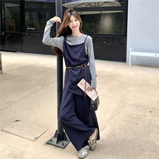 秋装新款！大量现货！马甲阔腿裤三件套2C133-8967-P160-K228，女装套装/套裙，2C133