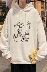 WY2172-P35加绒款-P40纯棉连帽卫衣男大码运动帽衫宽松薄外套男，男装卫衣，电商A040