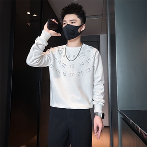 高级感烫钻设计感卫衣外套男社会小伙店主风301C-WY37-P58控78图片