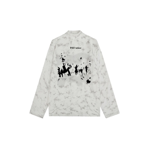 260克重磅扎染德绒半高领打底衫【有货】HD019-DR25258RB-P25图片